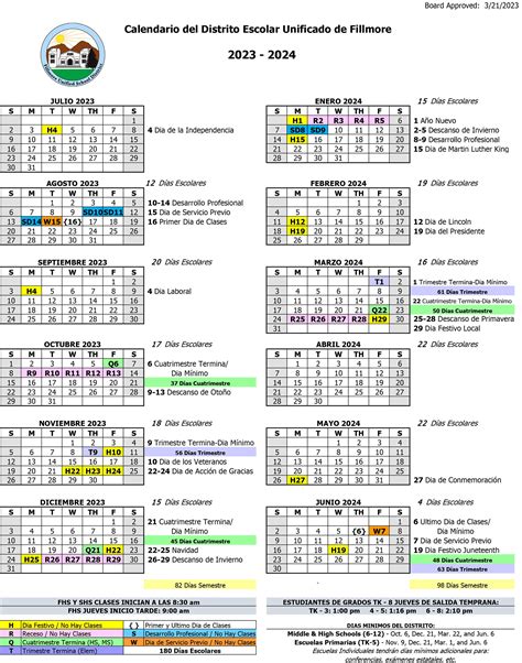 Ventura Usd Calendar